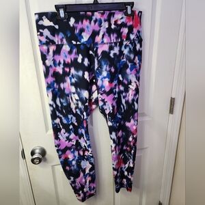 💞3/$24💞 Old Navy Powersoft High-Rise Leggings - Purple and Blue Size XL
